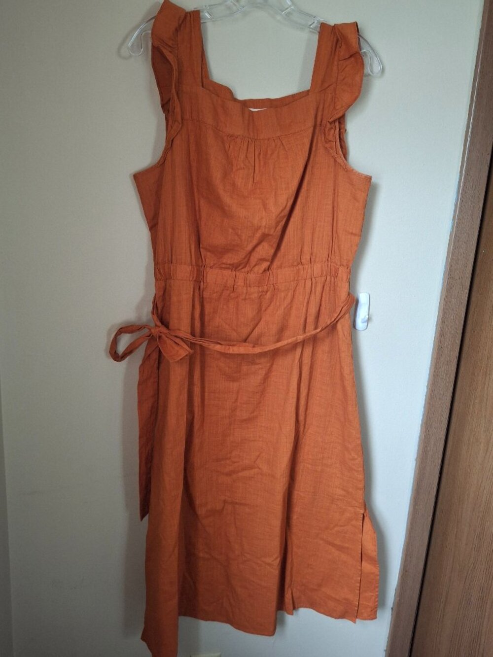 Orange Linen Universal Threads Dress